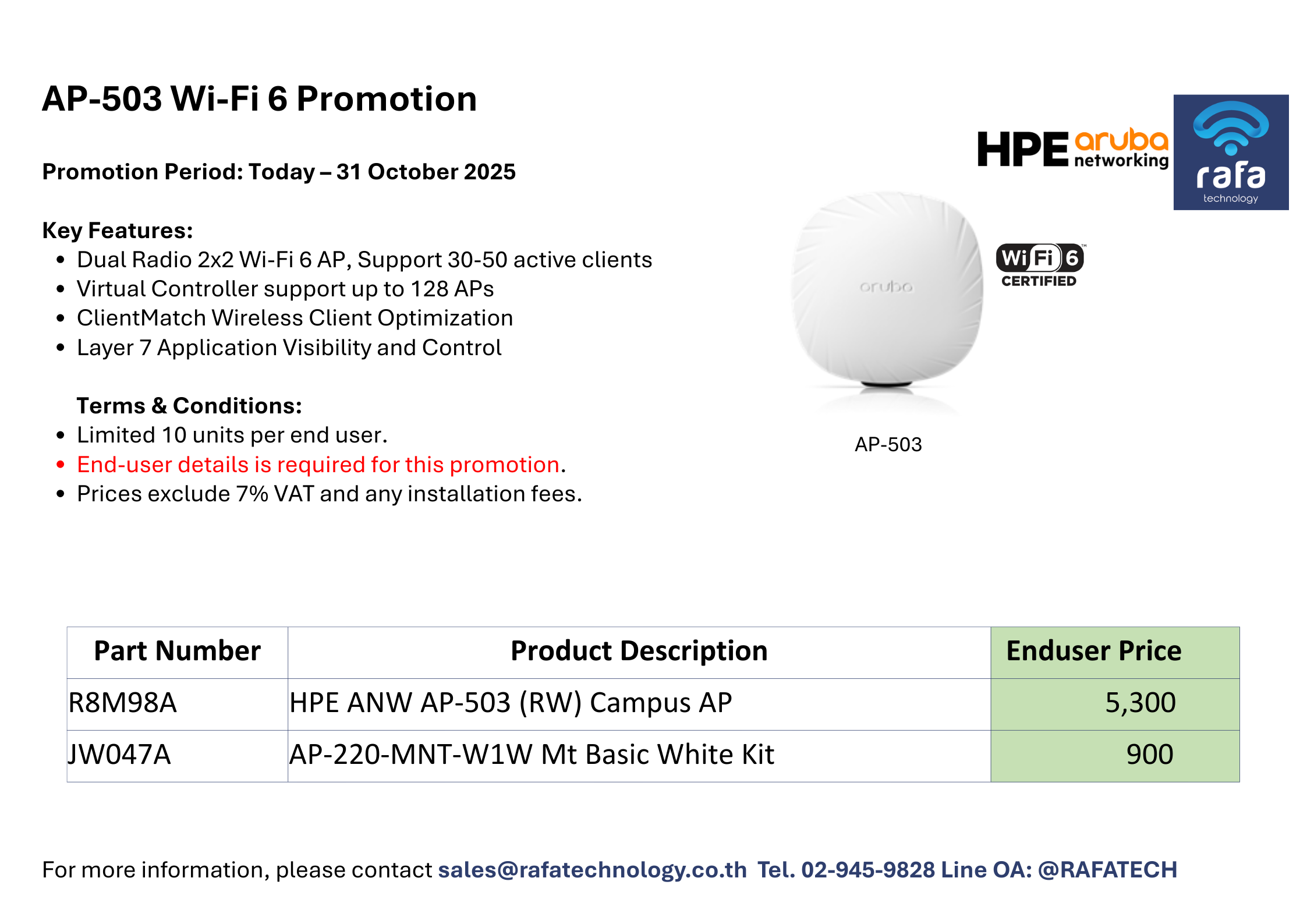 AP-503 Wi-Fi 6